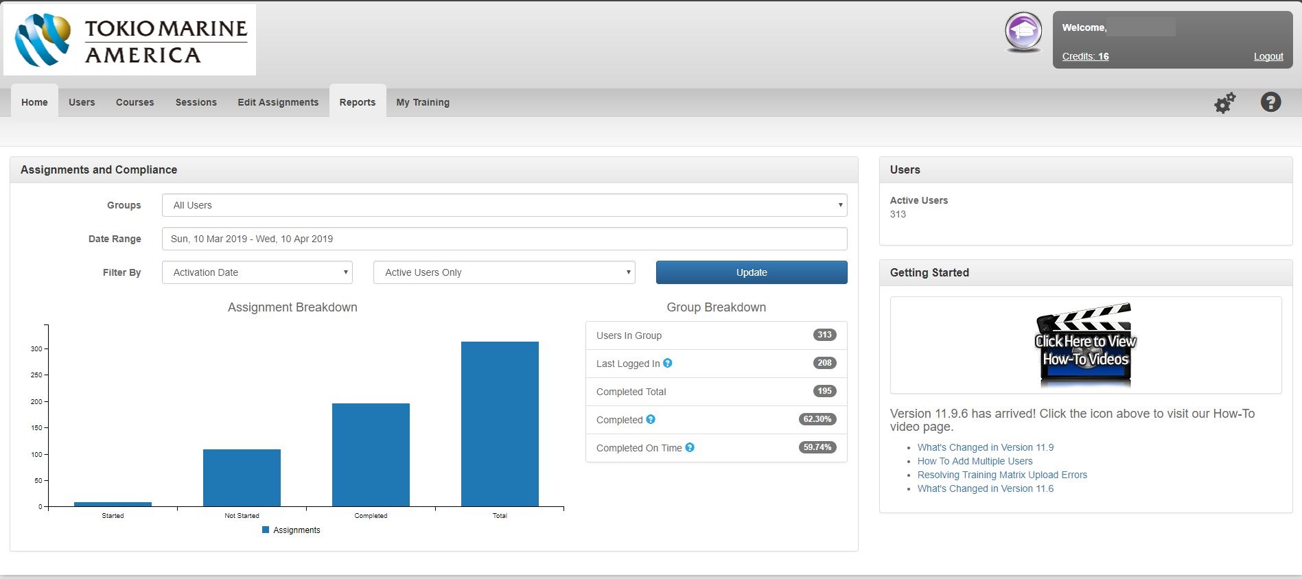 TMA Dashboard